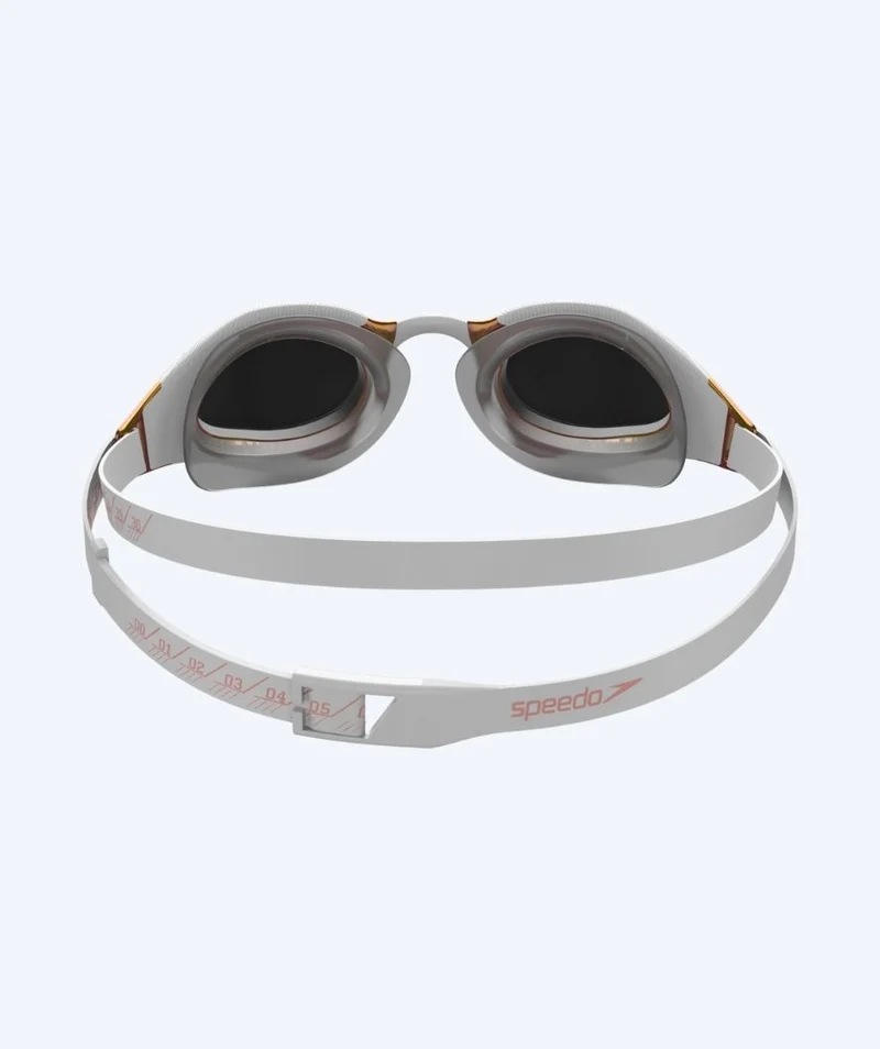 Speedo Elite Schwimmbrillen - Fastskin Hyper Elite Mirror - Gold/Weiß