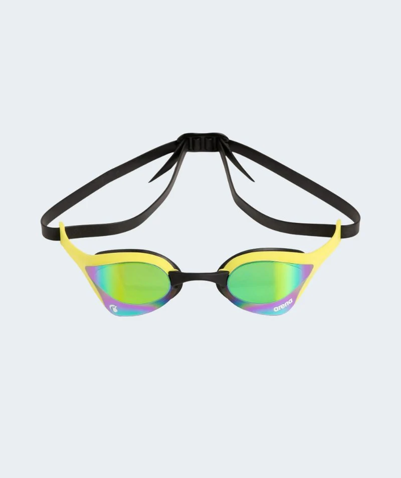 Arena Elite Schwimmbrillen - Cobra Ultra SWIPE Mirror - Gelb/lime