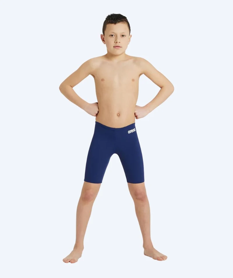 Arena lange Badehose für Jungen - Team Solid - Dunkelblau