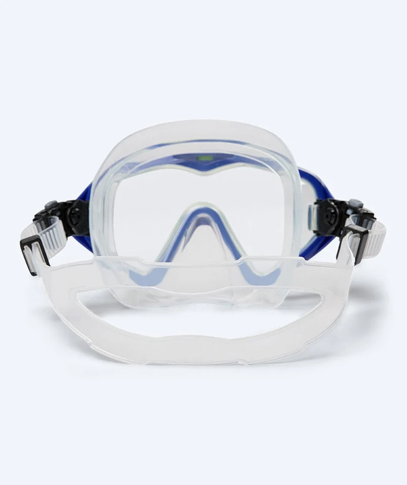 Watery Tauchmaske für Erwachsene (ab 15 Jahre) - Leach Pro - Blau/Gelb