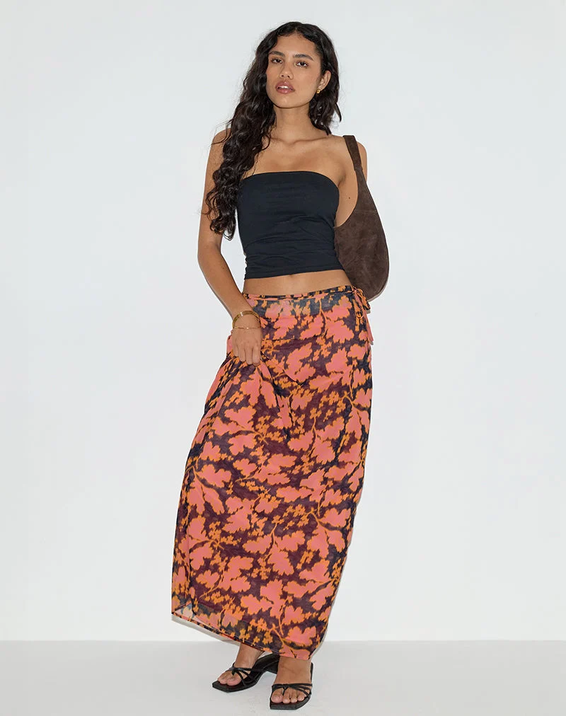 Jezza Schlupf Maxirock in Furnishing Floral
