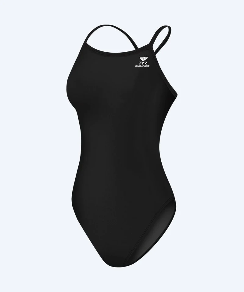 TYR Badeanzug für Damen - Durafast Elite Solid Diamondfit - Schwarz