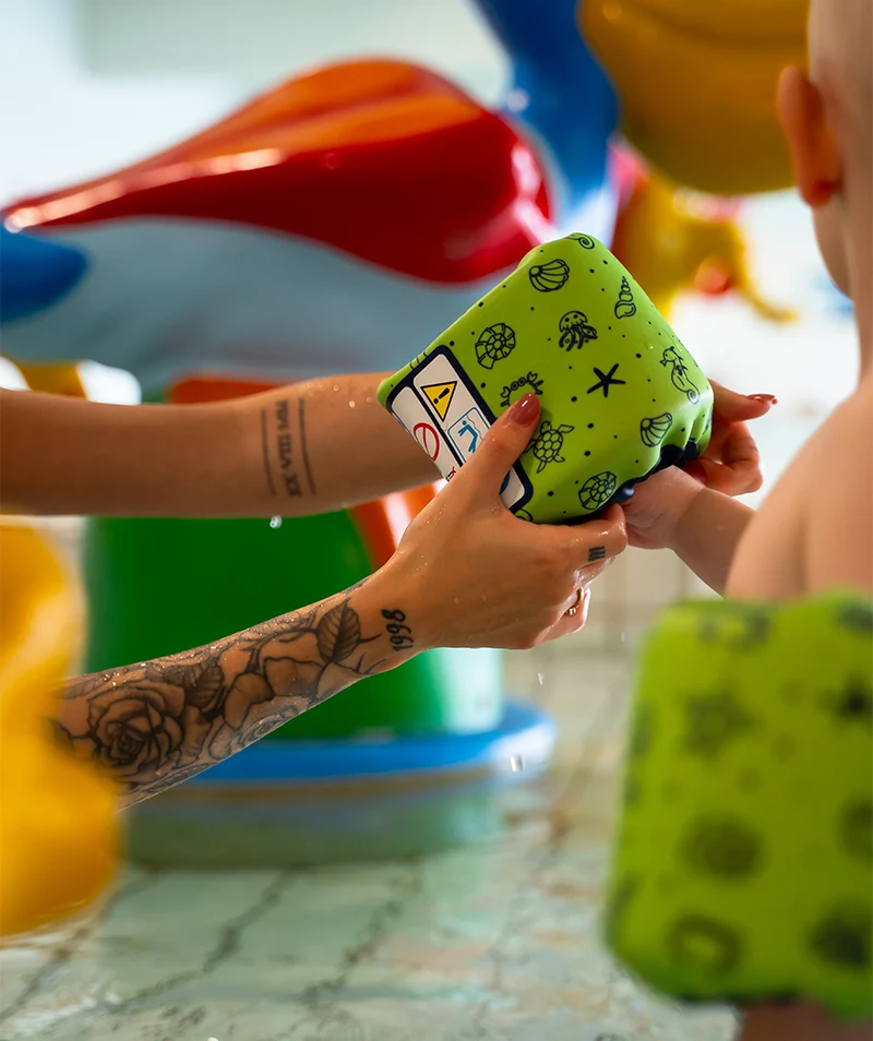 Watery Schwimmflügel für Kinder - Splashy (11-30kg) - Grün