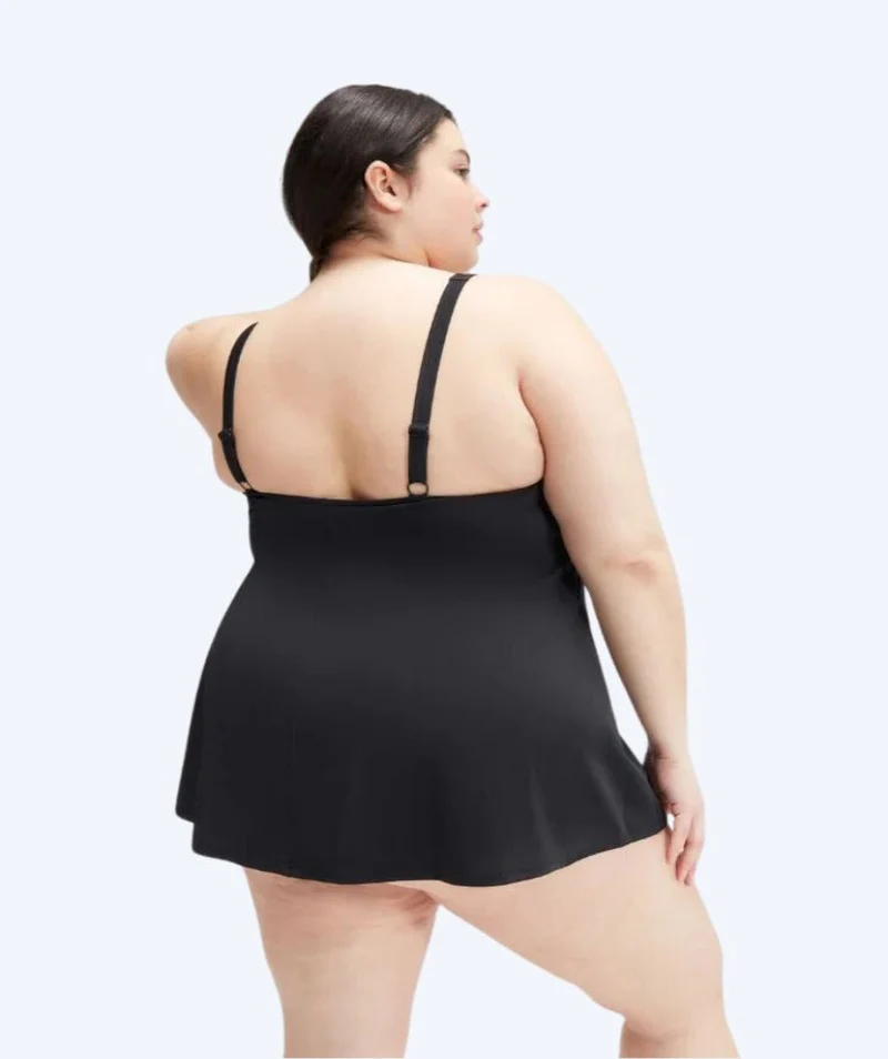 Speedo Badeanzug für Damen in Plus Size - Swim Dress - Schwarz