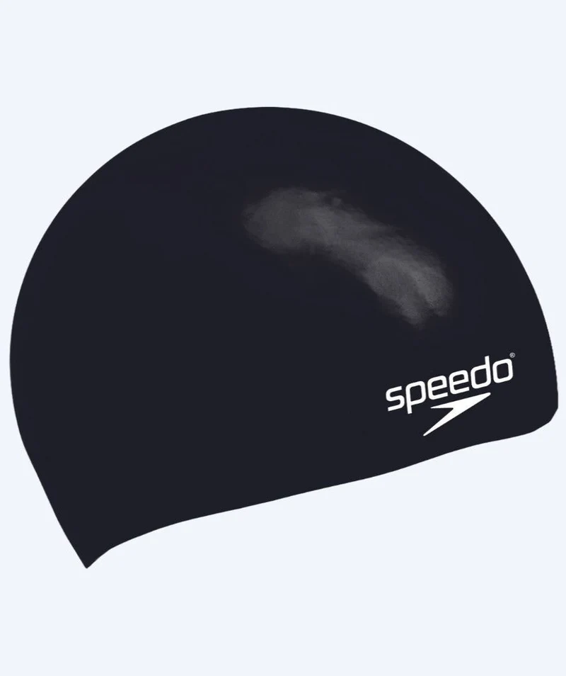 Speedo Badekappe für Junioren (6-16) - Plain - Schwarz