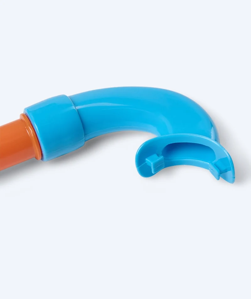 Watery Schnorchelset für Kinder (4-10) - Pulina/Fleetwood - Orange/Blau