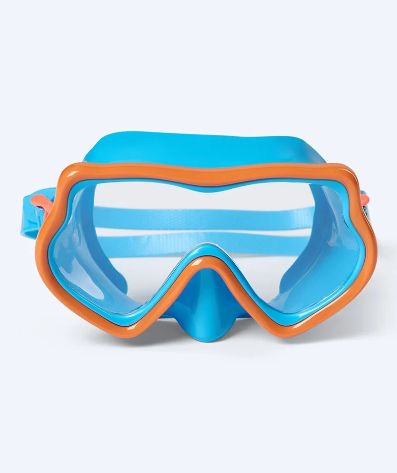 Watery Schnorchelset für Kinder (4-10) - Pulina/Bimasha - Orange/Dunkelblau