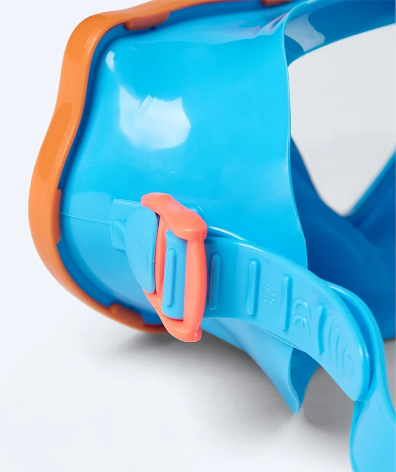Watery Schnorchelset für Kinder (4-10) - Pulina/Bimasha - Orange/Dunkelblau