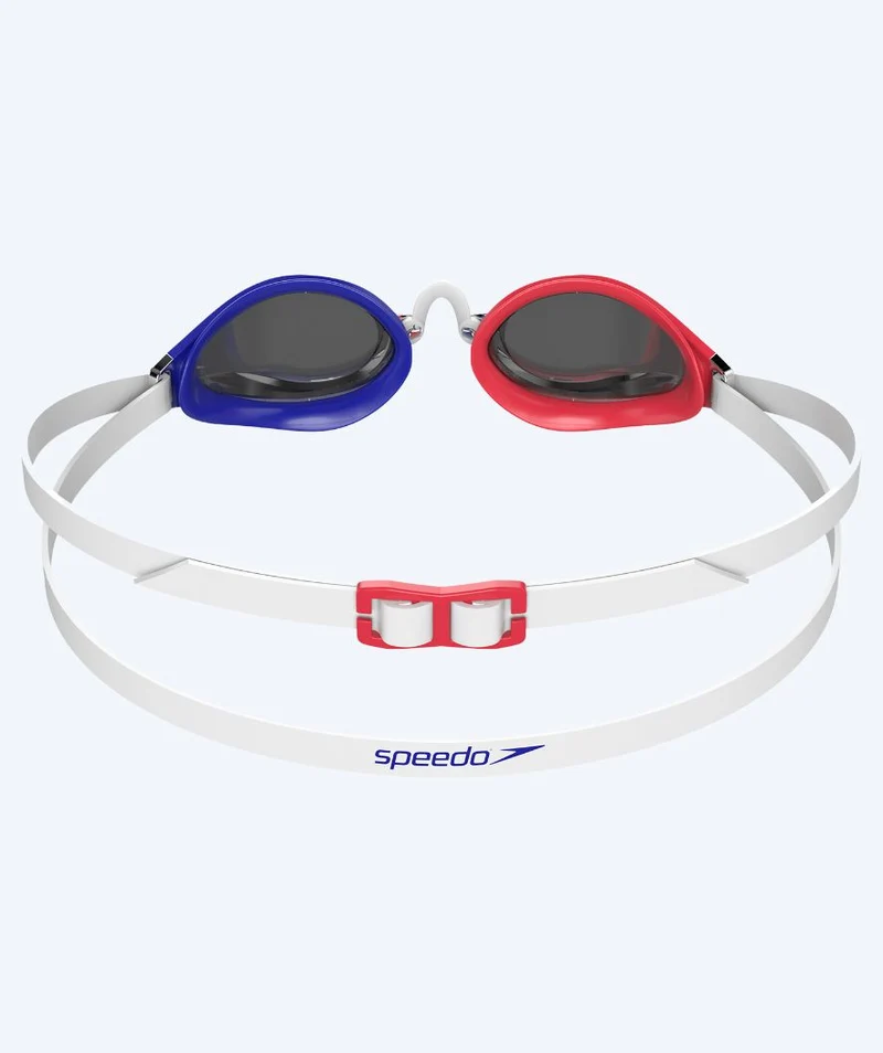 Speedo Elite Schwimmbrillen - Fastskin Speedsocket 2 Mirror - Blau/Rot