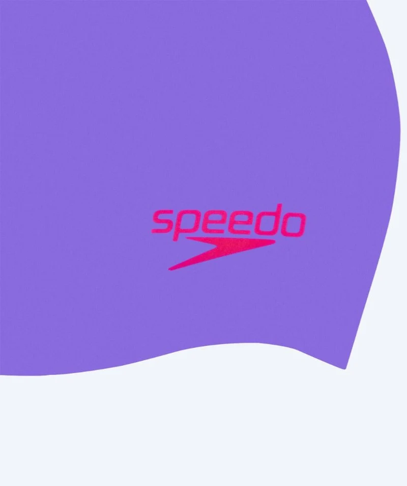 Speedo Badekappe für Junioren (6-16) - Plain - Lila