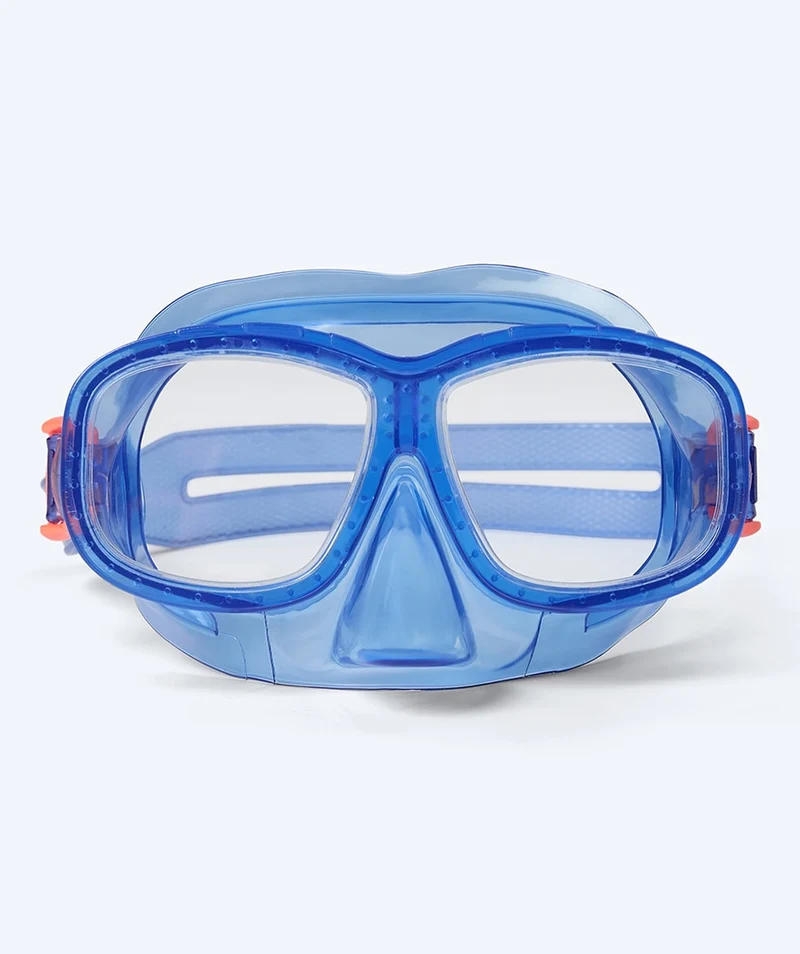 Watery Schnorchelset für Kinder (4-10) - Wyre/Fleetwood - Dunkelblau/Blau