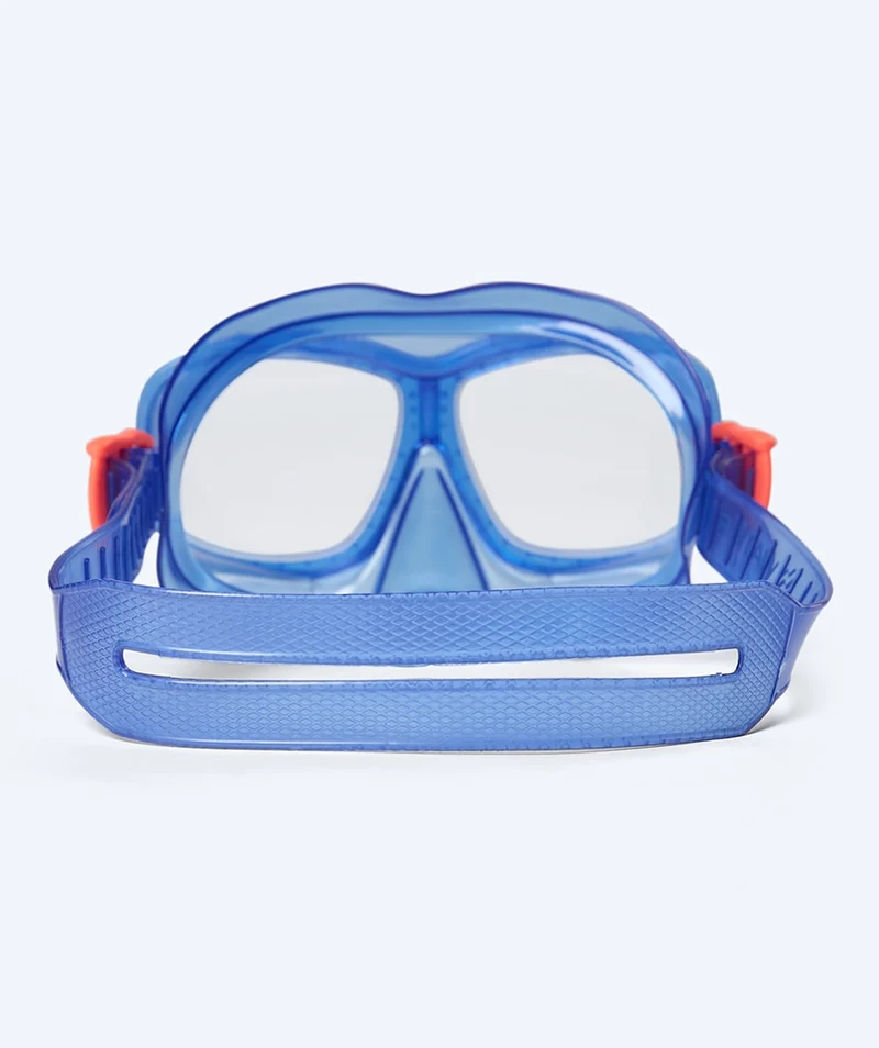 Watery Schnorchelset für Kinder (4-10) - Wyre/Fleetwood - Dunkelblau/Blau