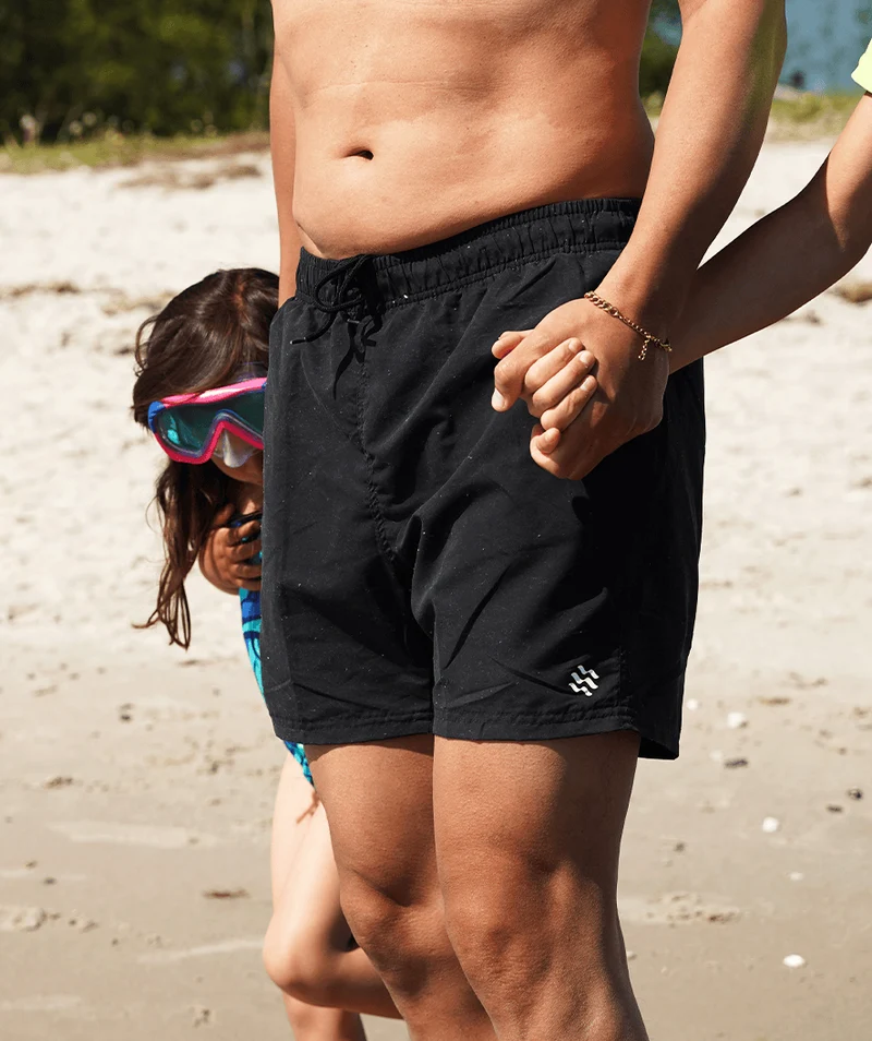 Watery Badeshorts für Herren - Waverly - Schwarz