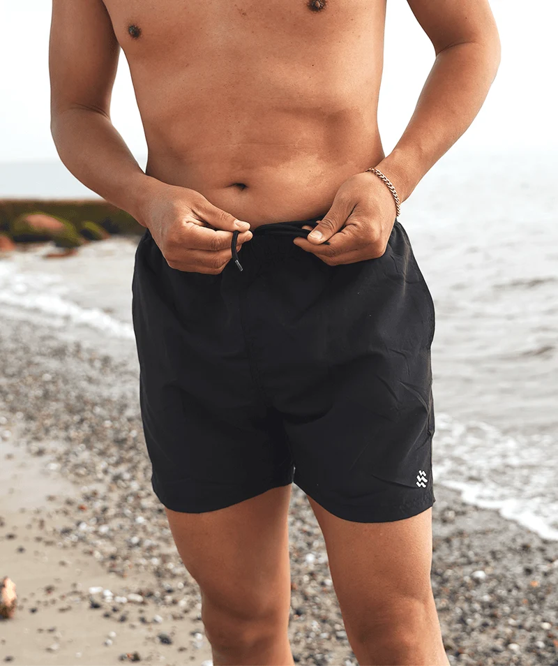Watery Badeshorts für Herren - Waverly - Schwarz