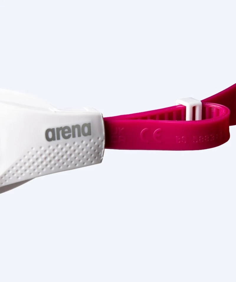 Arena Schwimmbrille für Damen - The One - Weiß/Lila (Smoke Scheiben)