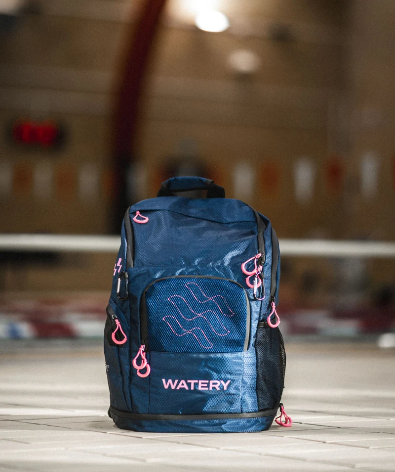 Watery Schwimmrucksack - Raider Pro 45L - Lila/Hellrosa
