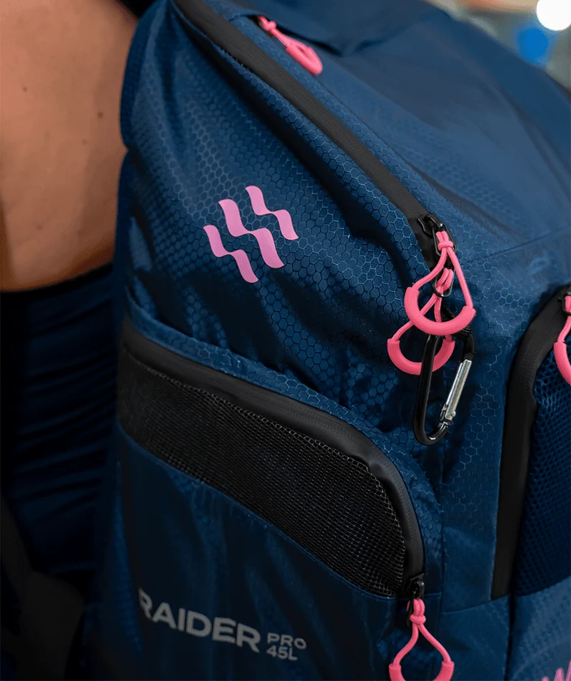 Watery Schwimmrucksack - Raider Pro 45L - Lila/Hellrosa