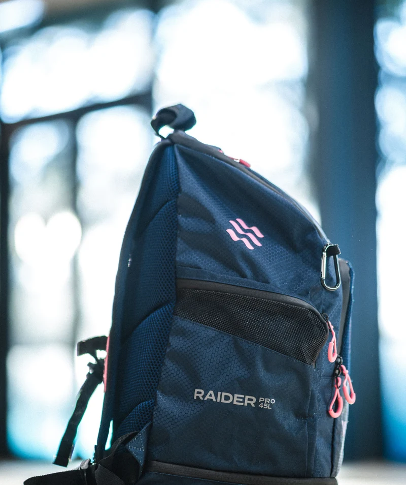 Watery Schwimmrucksack - Raider Pro 45L - Lila/Hellrosa