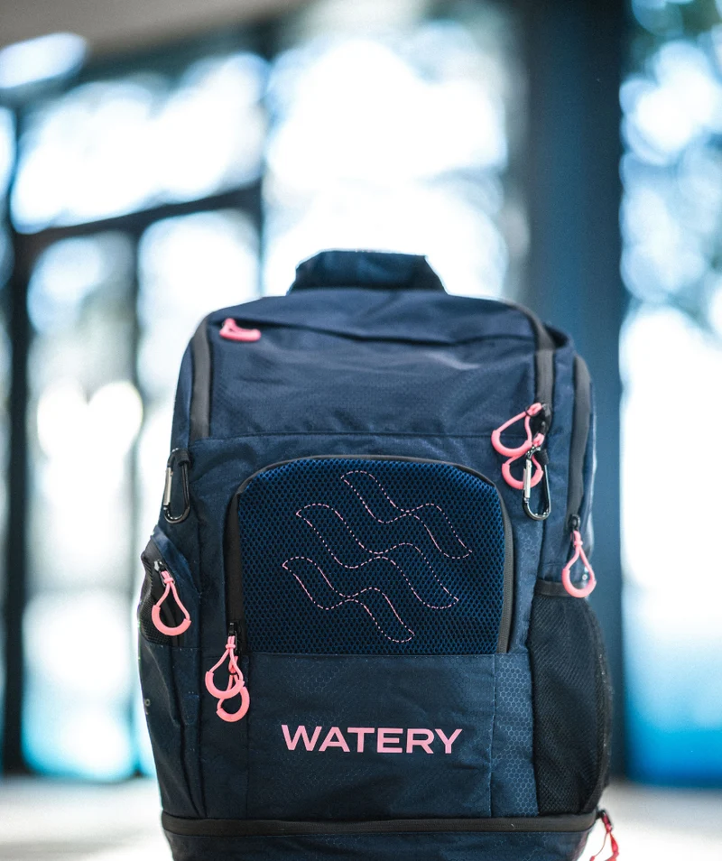 Watery Schwimmrucksack - Raider Pro 45L - Lila/Hellrosa