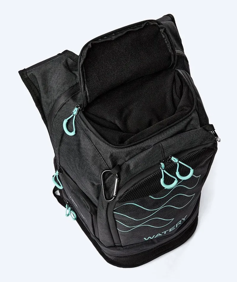Watery Schwimmrucksack - Viper Elite 45L - Schwarz/Hellblau