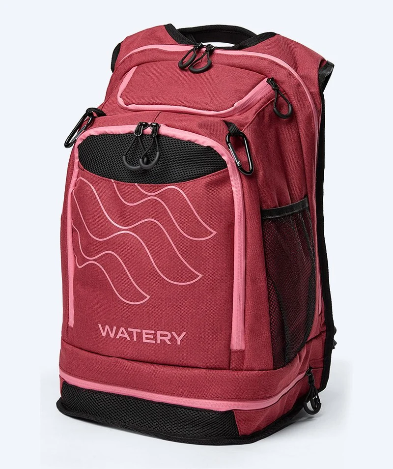 Watery Schwimmrucksack - Viper Elite 45L - Rot/Hellrosa