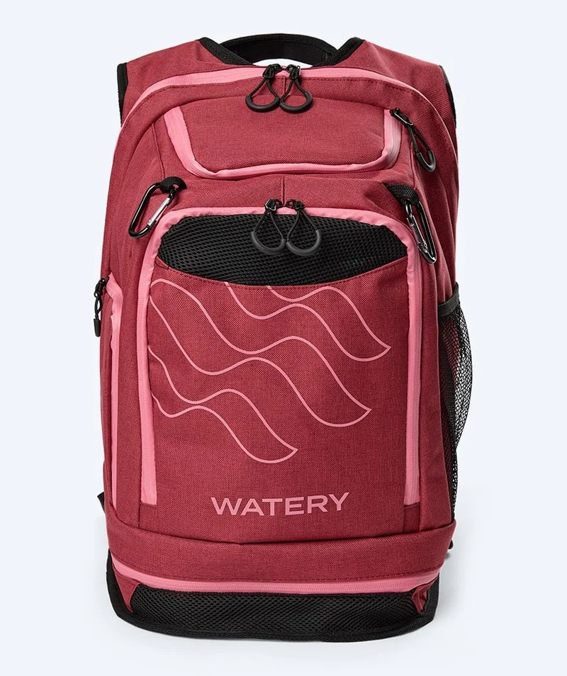 Watery Schwimmrucksack - Viper Elite 45L - Rot/Hellrosa