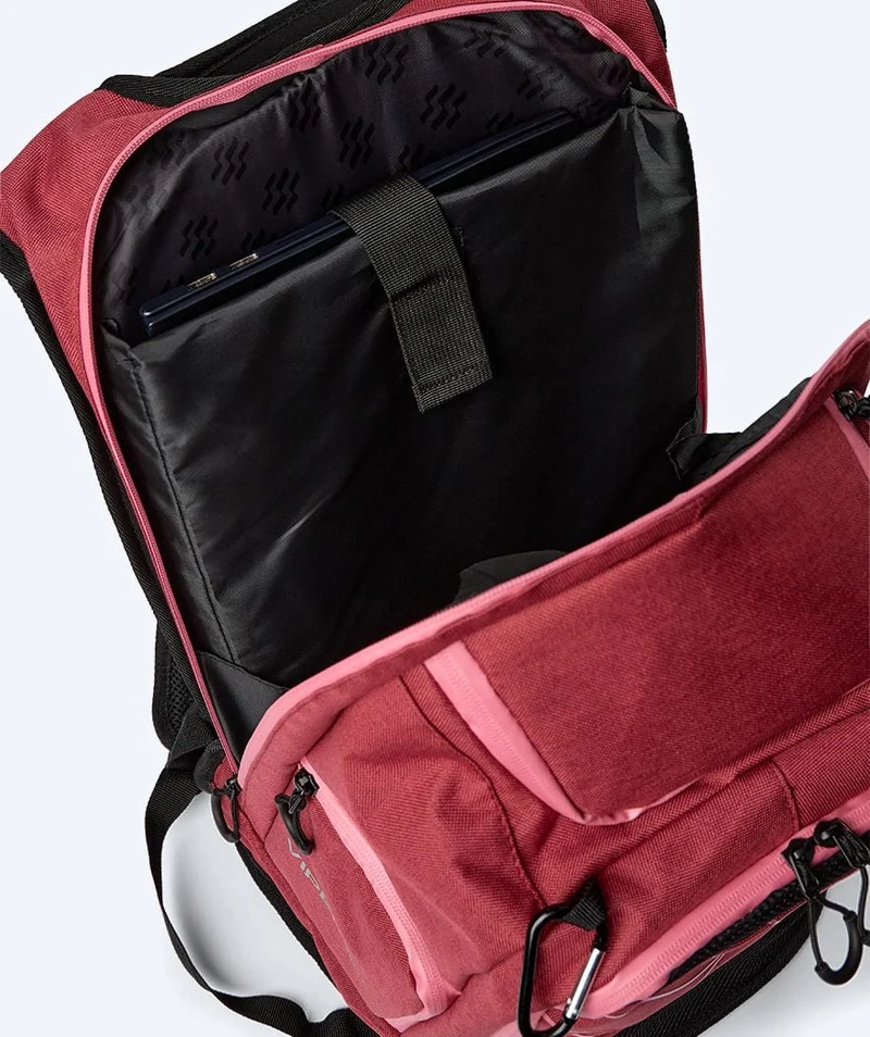 Watery Schwimmrucksack - Viper Elite 45L - Rot/Hellrosa