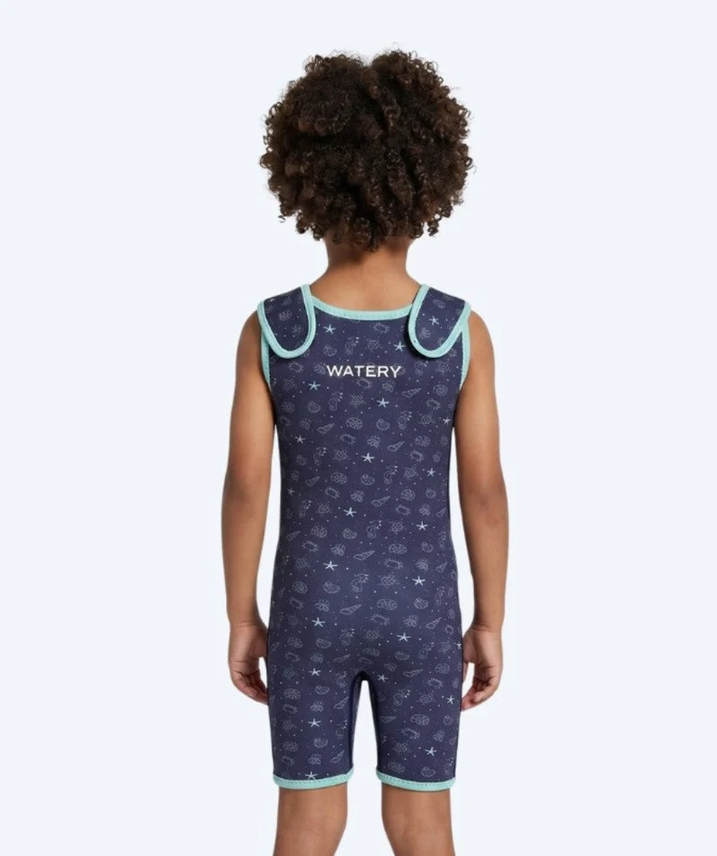 Watery Neoprenanzug für Kinder - Baia Shorty - Atlantic Turquoise