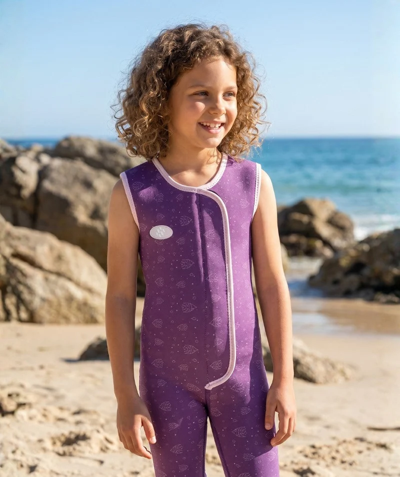 Watery Neoprenanzug für Kinder - Baia Shorty - Atlantic Purple