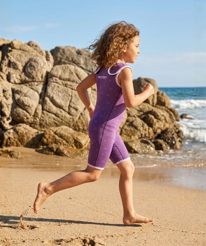 Watery Neoprenanzug für Kinder - Baia Shorty - Atlantic Purple