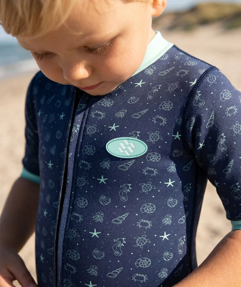 Watery Neoprenanzug für Babys - Baia Full-Body - Atlantic Turquoise