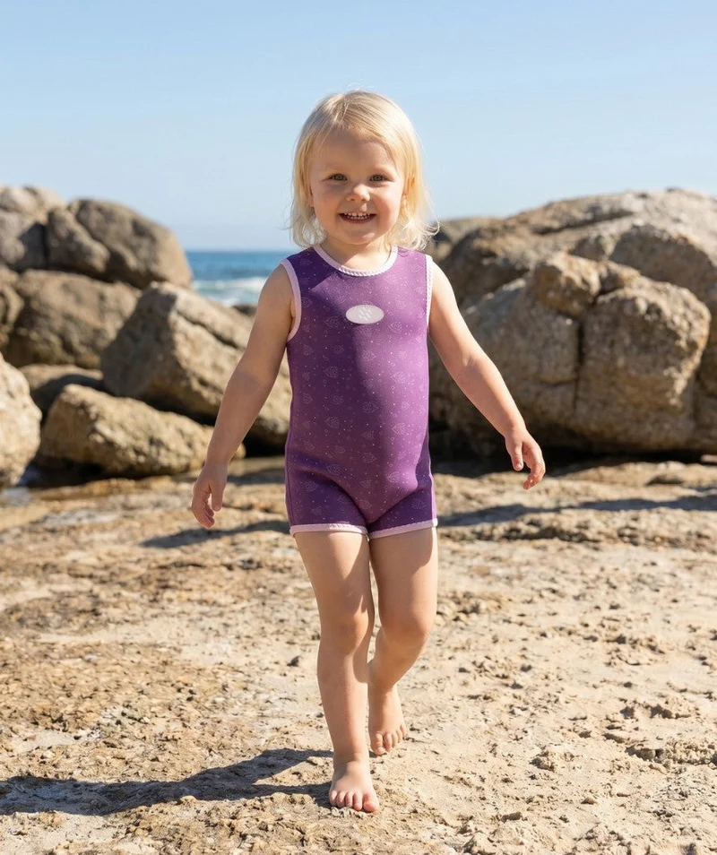 Watery Neoprenanzug für Babys - Baia Wrap - Atlantic Purple