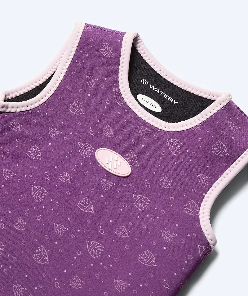 Watery Neoprenanzug für Babys - Baia Wrap - Atlantic Purple