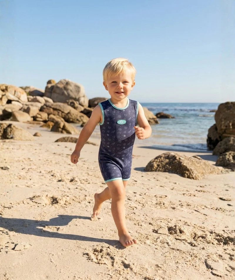 Watery Neoprenanzug für Babys - Baia Wrap - Atlantic Turquoise