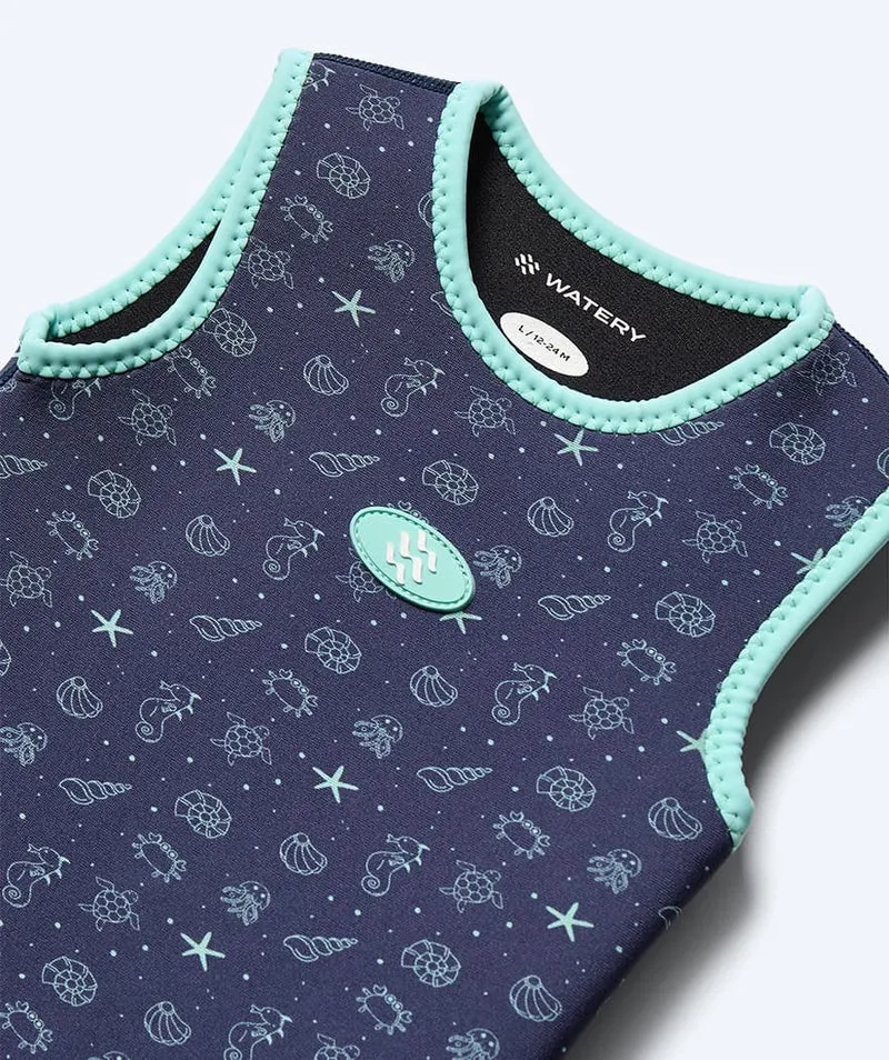 Watery Neoprenanzug für Babys - Baia Wrap - Atlantic Turquoise