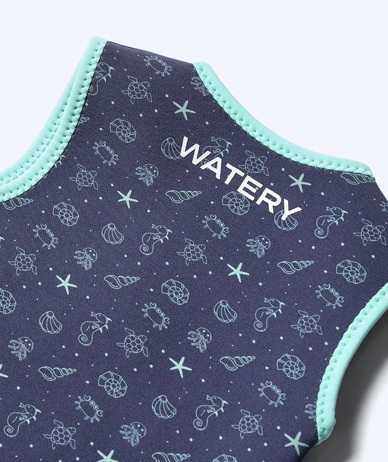 Watery Neoprenanzug für Babys - Baia Wrap - Atlantic Turquoise