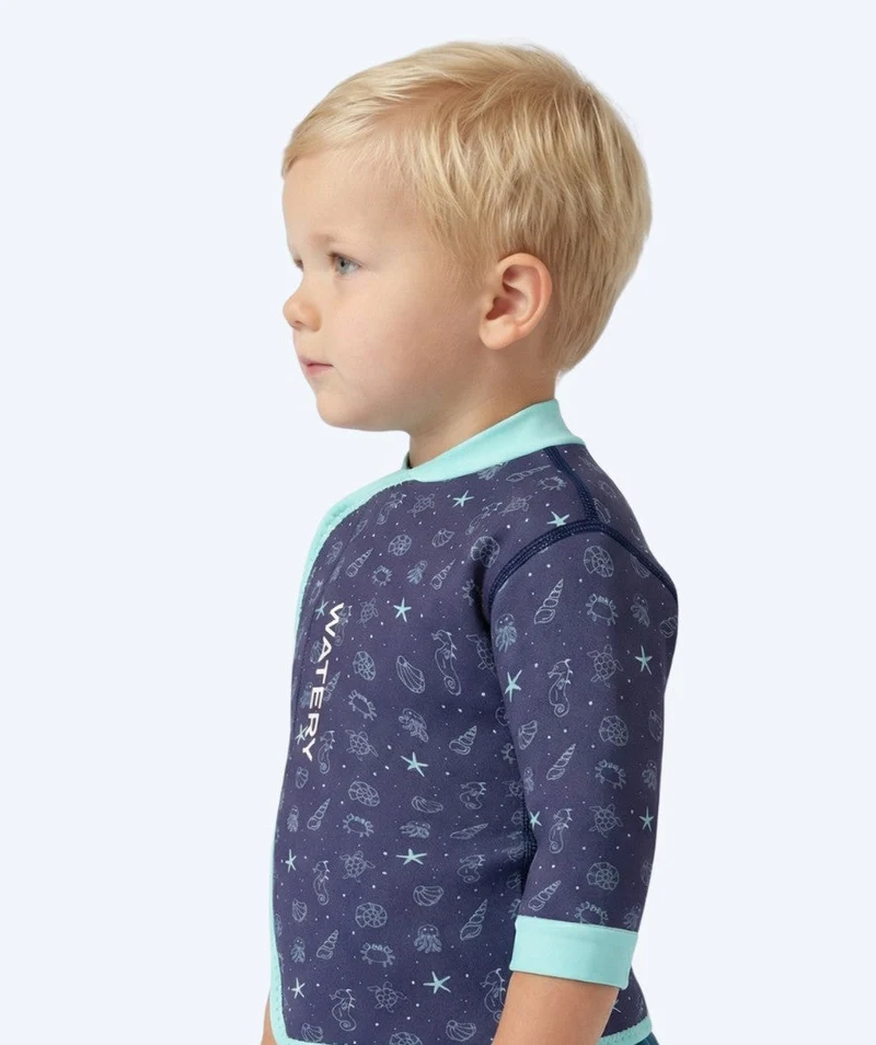 Watery Neopren Shirt - Baia Top - Atlantic Turquoise