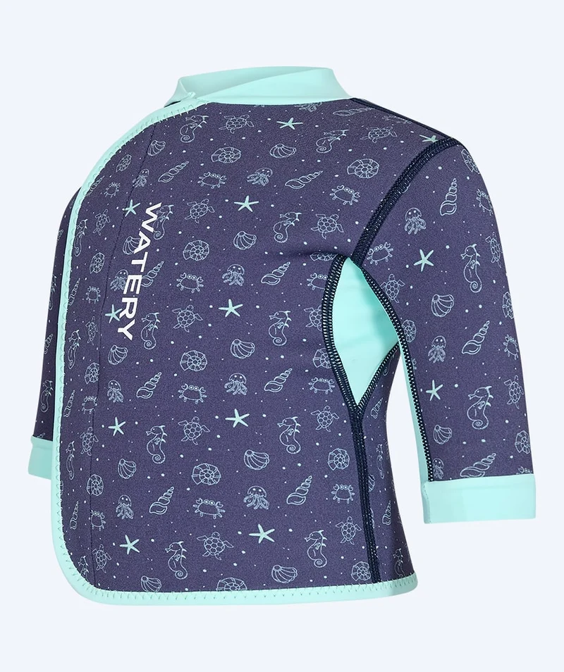 Watery Neopren Shirt - Baia Top - Atlantic Turquoise