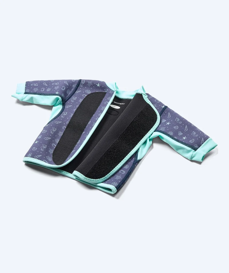 Watery Neopren Shirt - Baia Top - Atlantic Turquoise