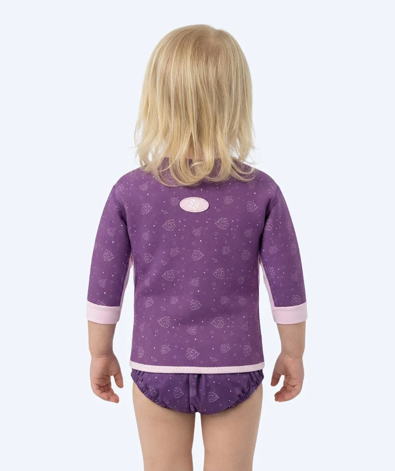 Watery Neopren Shirt - Baia Top - Atlantic Purple