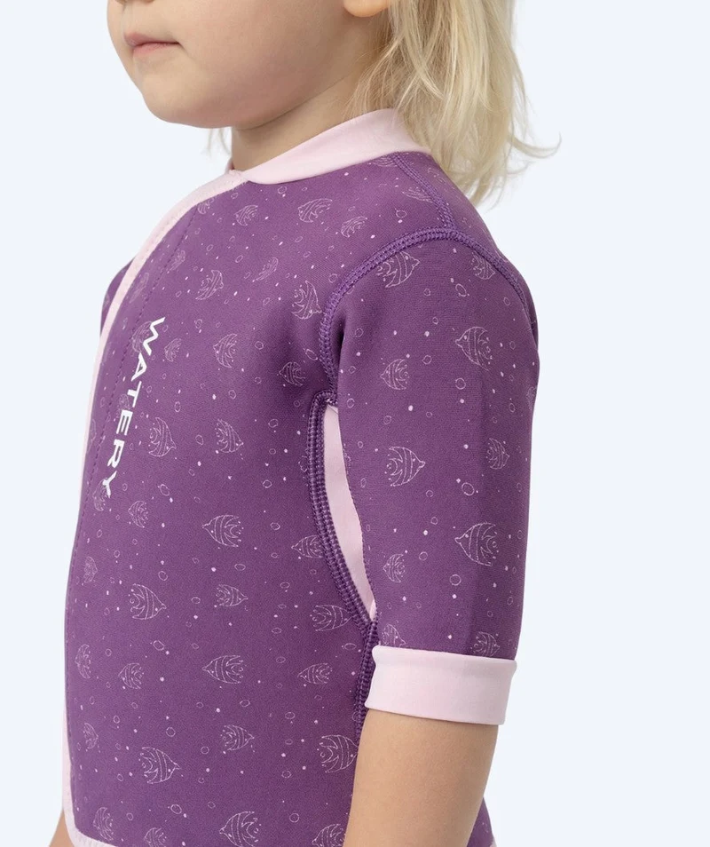 Watery Neopren Shirt - Baia Top - Atlantic Purple