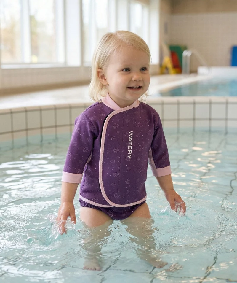 Watery Neopren Shirt - Baia Top - Atlantic Purple