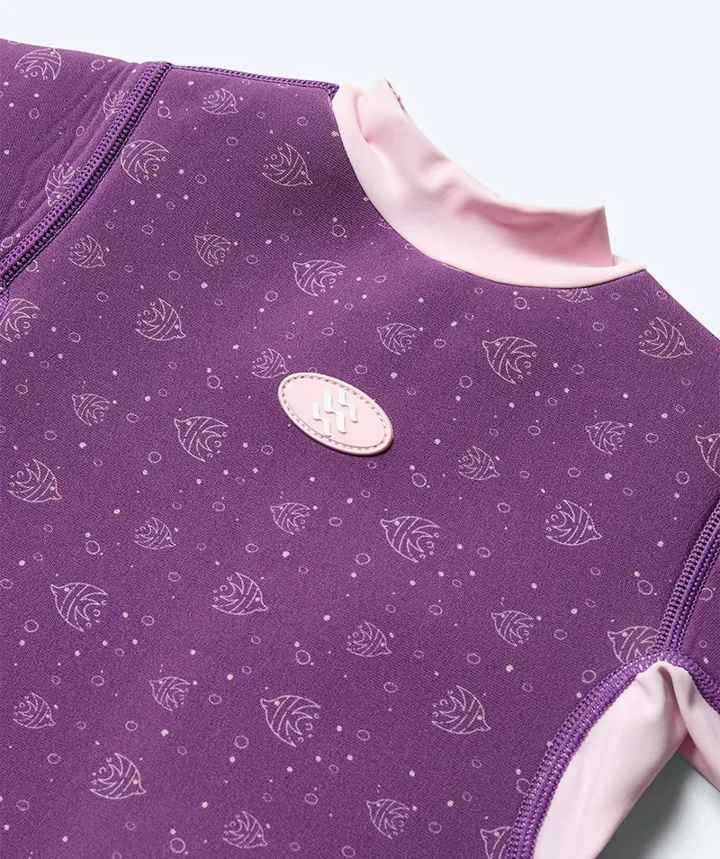 Watery Neopren Shirt - Baia Top - Atlantic Purple