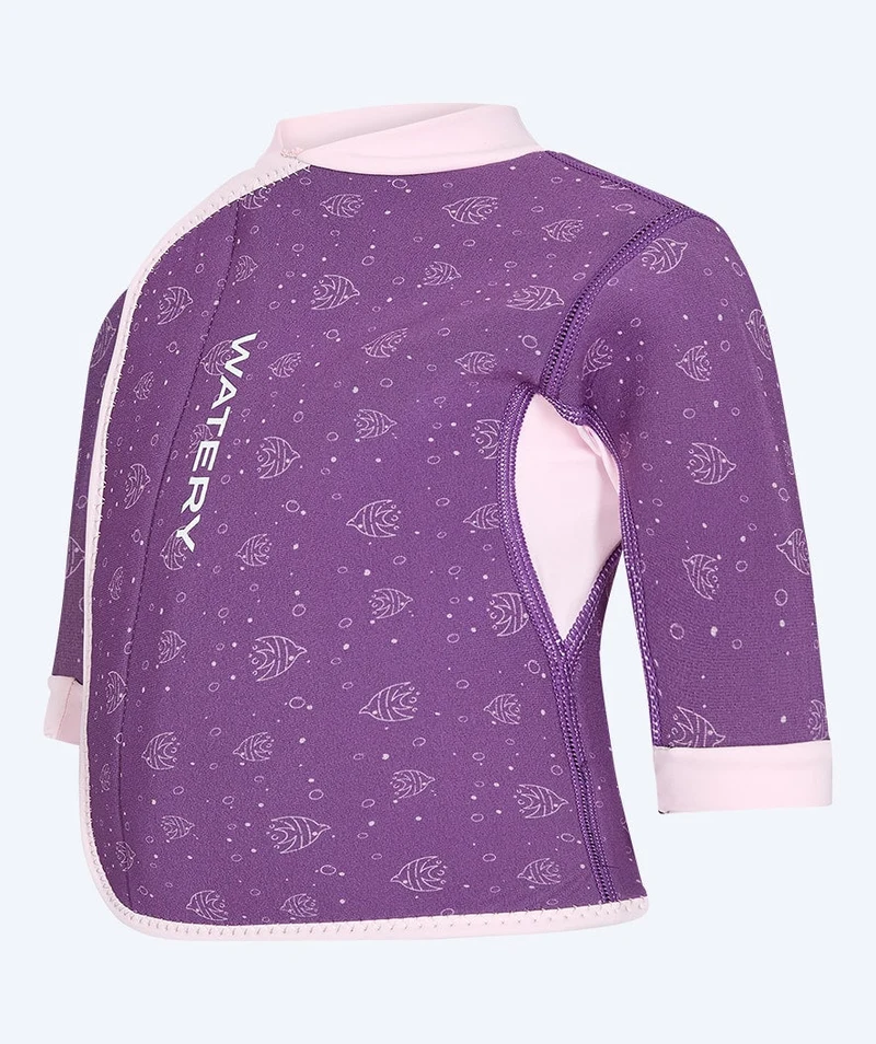 Watery Neopren Shirt - Baia Top - Atlantic Purple