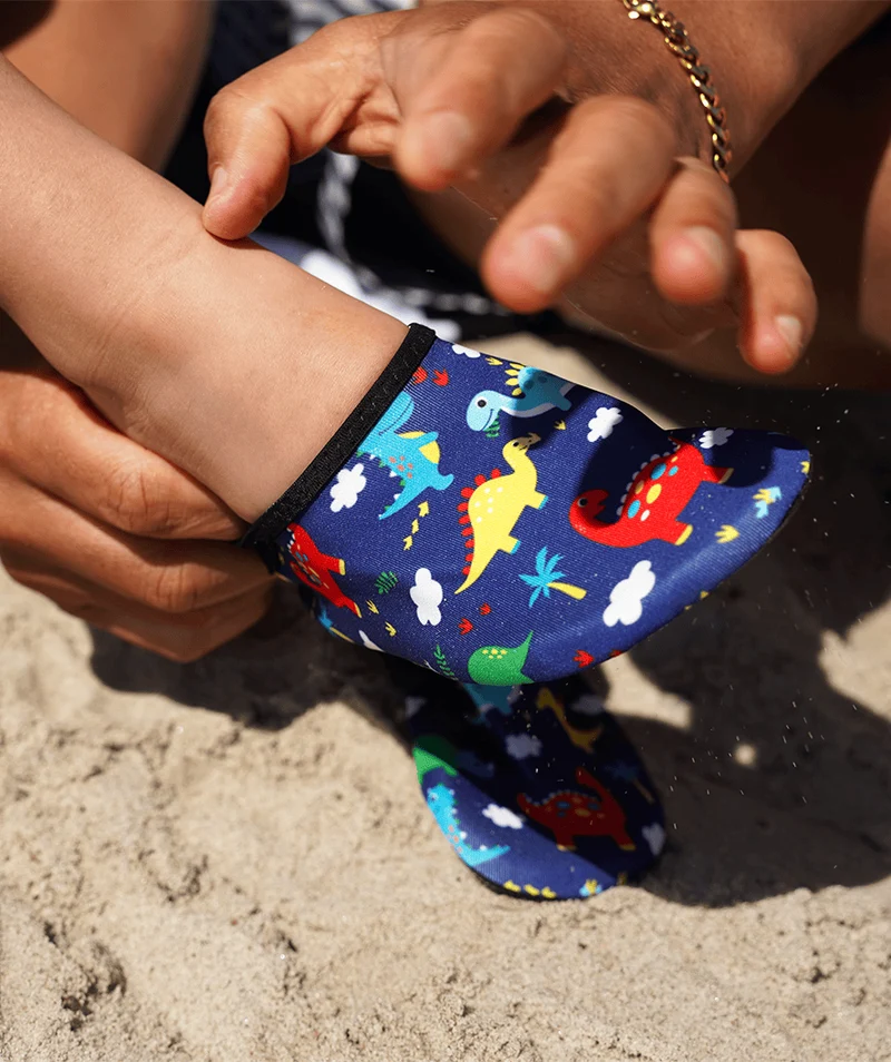 Watery Schwimmsocken für Kinder - Irving - Dinosaurs