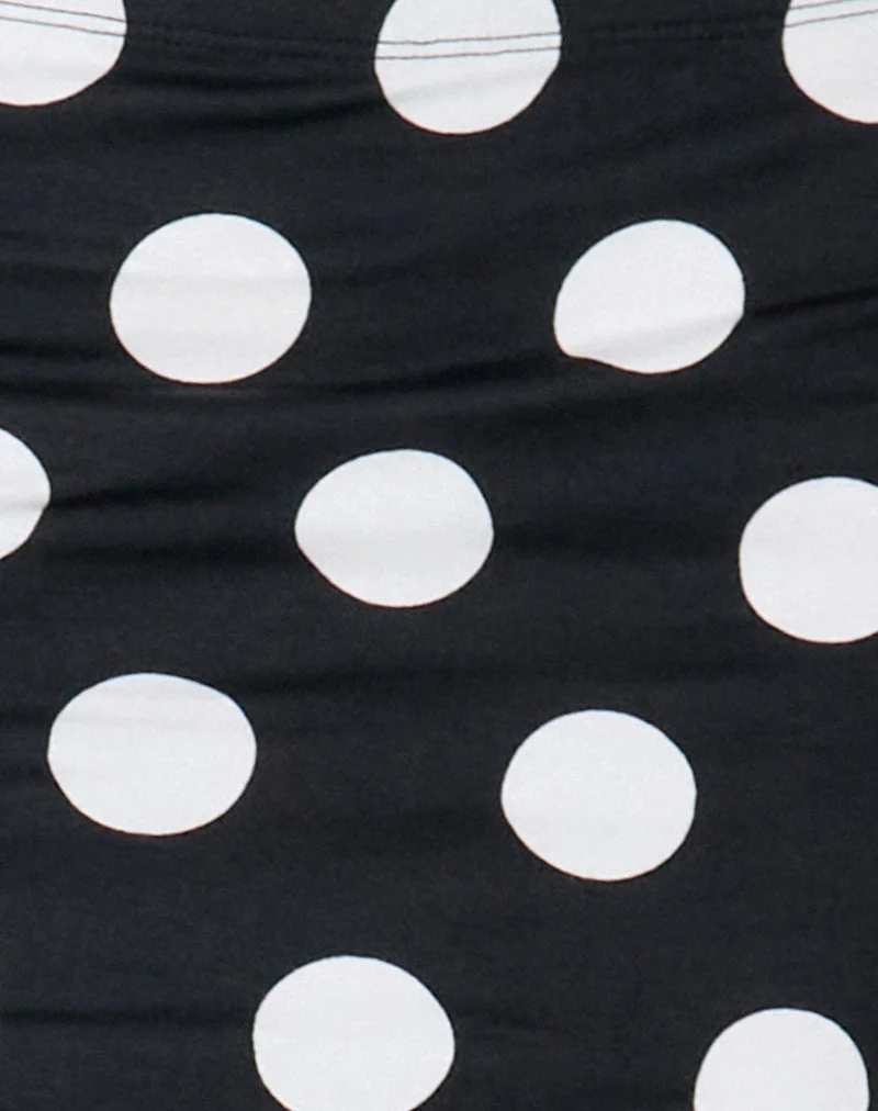 Lidya Mini-Rock in XL Spot Schwarz