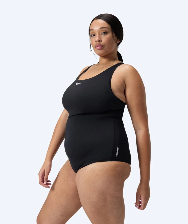 Speedo Badeanzug für Damen in Plus Size - Endurance Medalist - Schwarz
