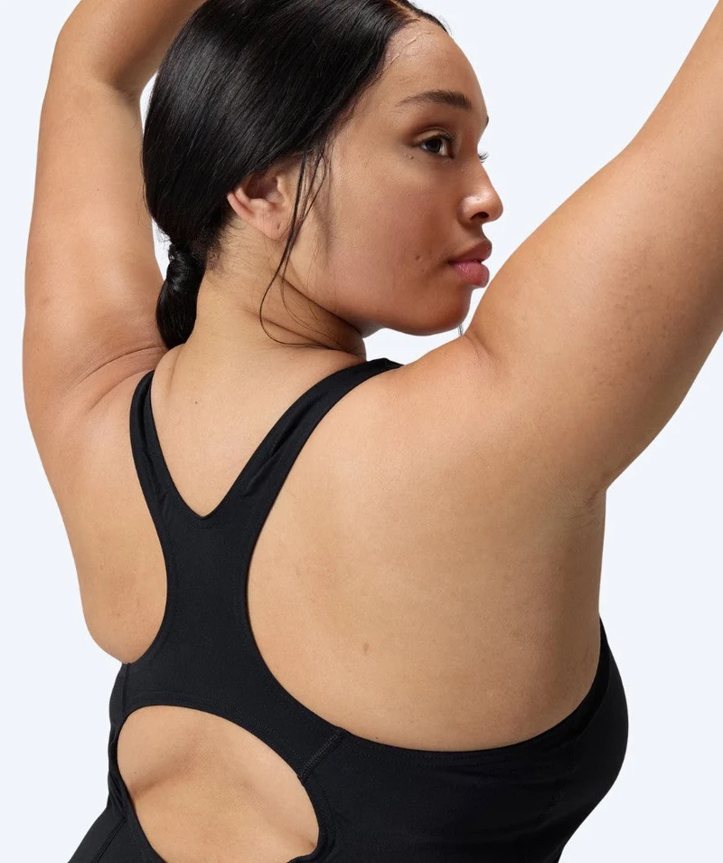 Speedo Badeanzug für Damen in Plus Size - Endurance Medalist - Schwarz
