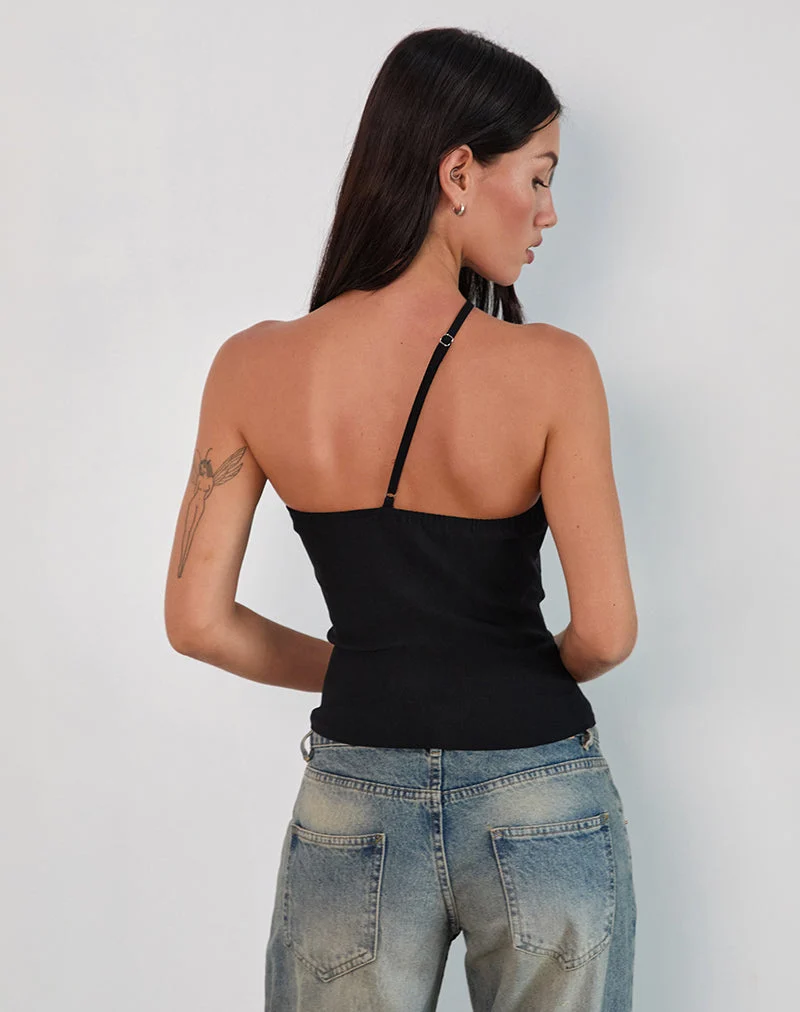 Kacya Asymmetrisches Top in Schwarz