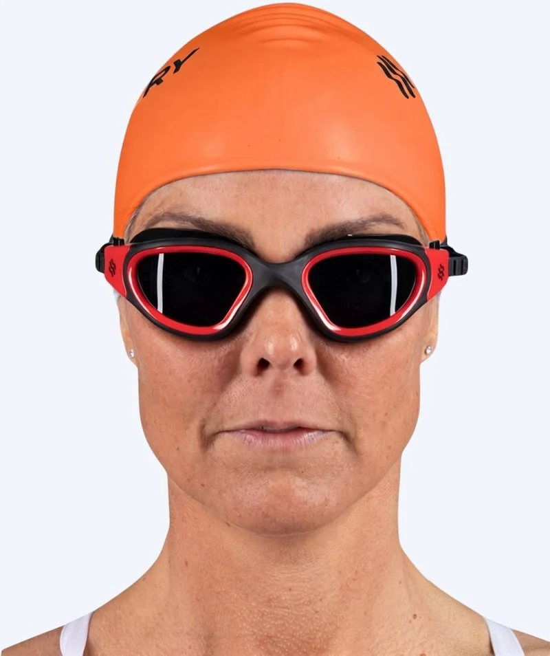 Watery Badekappe für langes Haar - Signature - Orange